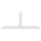 Ekena Millwork Portland Architectural Grade PVC Gable Bracket, 84"W x 35"H x 2"D x 6"F, 10/12 Pitch GBP084X35X0206POR00 - alternate 4